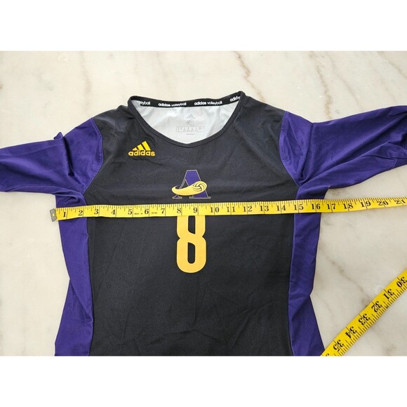 Adidas Woman's XS Long Sleeve Crew Neck Soccer Shirt Jersey Size XS "TIGERS" - Picture 3 of 8